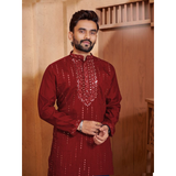 Traditional Mirror Work Kurta