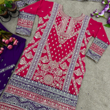 Party Wear Top-Dupatta and Fully Stiched Bottom