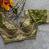 SABYASACHI NECK BRIDAL BLOUSE