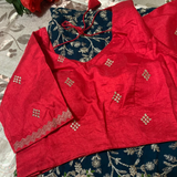 Zari Embroidery Saree