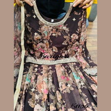 Party Wear FLORAL PRINT GEORGETTE KURTI