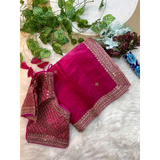 ZEENAT Pure Soft Jimmy Choo Silk Saree