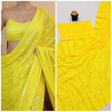 SF Fashion-COD-SF-540 Beautiful Designer Party Wear  Saree