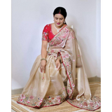 Designer Meera Jimmy Choo Sarees UNSTITCHED Blouse