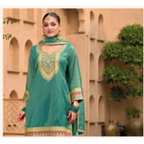MERAKI Shimmer Designer Wear with Embroidery Work