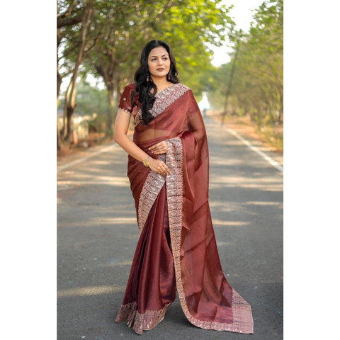 New Launch Burbury Silk Designer Saree