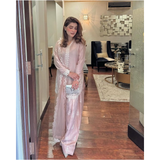 HK-1703 New Designer Collection In Roman Silk Top-Farshi Salwar