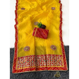 Beautiful Saree with all over weaving Kota doriya