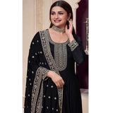 VINAY Embroidered Silk Anarkali Suit