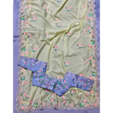 Belleza Sarees- Party Wear Soft Georgette Sarees