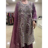 Handwork Sharara suits with unique style and design
