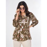 URVASHI Short Printed Tops