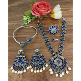 Oxidised stone Jewelry Sets