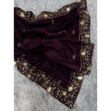 Velvet Designer Sarees