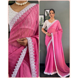 PRESENT NEW LAUNCHING LINNING  PATTERN LOOK SAREE