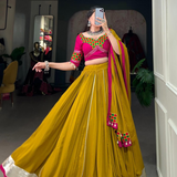 Rayon and Silk Full Flair Lehenga Collection