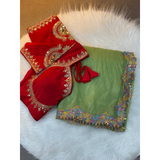 VIVERA SABYASACHI Designer Saree with Ready- Made Blouse Size 38-40