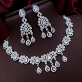 AD Necklace Set with Earrings