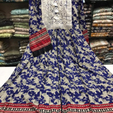 Printed Full Length Linen Kurtis