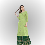 Kurti plazzo Set