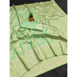 Soft Banarasi Silk Zari Work Saree