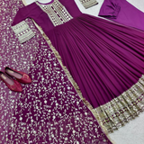 Heavy sequence Dupatta Designer Party Wear