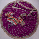 Leheriya Designer Saree