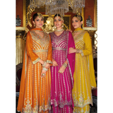 BARBIE - 562 PREMIUM Multicolor Chinon Silk Palazzo Set