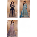 1037A- PRACHI PREMIUM CHINON SILK COLLECTION