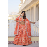 BS001 Designer BANARASI Silk Lehenga Special Collection