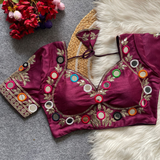 Fancy Design NAVRATRI RUHI FASHION REAL MIRROR WORK Blouse