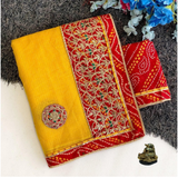 Beautiful Saree with all over weaving Kota doriya