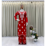 BE-145 DESIGNER WEAR KURTA PLAZZO PAIR