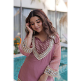LW-9319 READYMADE TOP-PANT WITH BATWA