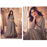 Ashirwad- NOOR Heavy FAUX Georgette with Embroidery Work  Party Wear