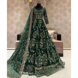 New Collection Heavy Embroidered Chinon Silk Gown