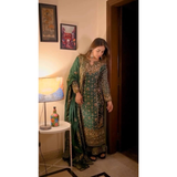 NSR-879 New Designer Party Wear Look Top-Palazzo Set