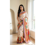 NEW VIRAL INSTRGRAM TOP TRENDING PRINT SAREE