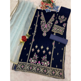 D-NO 1320 FANCY VELVET SUITS PLUS SIZE 50-52