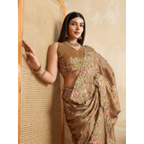 PARTY WEAR SOFT RANGOLI SILK Heavy Toned Saree