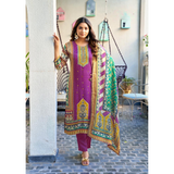MARHABA PAKISTANI STYLE Floral Printed Kurti Sets