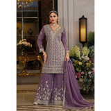 EBA SUPERHIT NAYAAB- Embroidered Work Palazzo Suits-