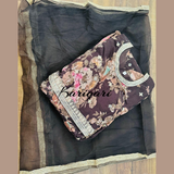 Party Wear FLORAL PRINT GEORGETTE KURTI