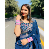 MANALI Party Wear Soft Rangoli Silk  Saree