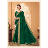 Elegant Lace Border Designer Sarees