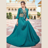 Embroidery Work Gown.