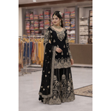 LC- 1458 LAUNCHED KURTI & FLARED SHARARA SET