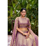 Lehenga Collection- PASTEL COLOR FENDI STYLE LEHENGA SIZE 40-42 READY