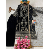 LC-1389 NEWLY LAUNCHED KURTI-PANT SET IN BEAUTIFUL VELVET