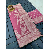 Jacquard style Semi Silk Zari Sarees